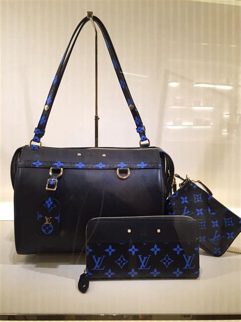 louis vuitton blue interior|louis vuitton blue bag monogram.